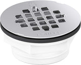 KOHLER K-22676-S Round PVC Shower Receptor Drain, Stainless Finish