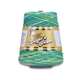 Lily Sugar N Cream Cones Emerald Energy Ombre Yarn - 1 Pack of 14oz/400g - Cotton - #4 Medium - 706 Yards - Knitting/Crochet