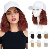 Hairro Hat With Hair Attached Synthetic Baseball Ball Cap Hair Wig 8 190g #116/350