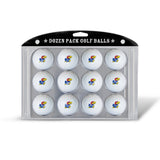 Team Golf NCAA Kansas Jayhawks Golf Balls, 12 Pack Dozen Regulation Size Golf Balls, 12 Pack, Full Color Durable Team Imprint