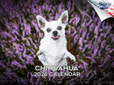 2025 2026 Chihuahua Calendar - Dog Breed Monthly Wall Calendar - 12 x 18 Open - Thick No-Bleed Paper - Giftable - Academic Teach