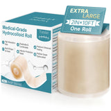 Yarster Hydrocolloid Roll for Wound Care, Extra Large Self-Adhesive Hydrocolloid Bandages, Cut-to-Size Patch, Ultra Absorbent &