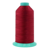 Mandala Crafts Size 207 630D T210 Bonded Nylon Thread - Maroon 800 YDs Tex 210 Heavy Duty Sewing Threads for Leather, Jeans, Wea