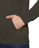Adro Men'S Cotton Hooded Hoodie (H20-M-Dba-Ol_Olive_Xl)