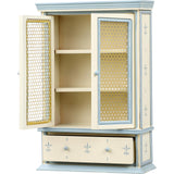 NUOBESTY Mini Wooden Bookshelf Small Display Cabinet Miniature Bookcase Model for Dollhouse Micro Fairy Garden Furniture Accesso