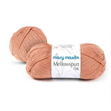 Mary Maxim Mellowspun DK Yarn for Crocheting and Knitting Baby Blankets, Afghans, Sweaters, and Clothing, Peach Yarn, 284 Yards,
