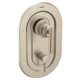 Moen T2900BN Gibson PosiTemp with Builtin 3Function Transfer Valve Trim Kit, MultiFunction Shower Handle, Contemporary Showe