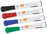 Nobo Glide Drywipe Markers Fine Nib Assorted - 4