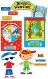 CTP Seasonal Dress for The Weather Bulletin Board Set, 57 Pieces (Creative Teaching Press 1640), 317.5, Multi Color