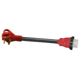 Mighty Cord Valterra A10-3050HDVP Detachable 12 Adapter Cord with Handle - 30AM to 50AF, Red (Carded)