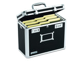 Vaultz File Organizer Storage Box 14 x 7 x 12.19 Inch Letter Size, Portable Locking Storage Totes with Dual Combination Locks