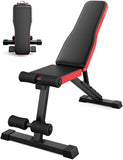 Adjustable Weigh Bench, 660LBS Heavy Duty Foldable Workout Bench Press for Home Gym, 8-Position Incline/Decline/Flat Exercise Be