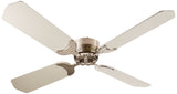 LaSalle Bristol 410TSDC42BNWH 12V Nickel White 42 Ceiling Fan