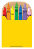 SHAPES ETC. Crayon Box Large Notepad