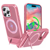 ZHOGTNEG for Magnetic Heat Dissipatio case for iPhone 16 Pro Max, for MagSafe, Coolingf Drop Protection, Adjustable Kickstand ca