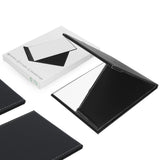 EFAILY Folding Travel Mirror, PU Portable Adjustable Rectangular Ultrathin Mirror, for Travel, Camping,Home(6.4W 5.3L)