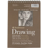Strathmore Medium Drawing Spiral Paper Pad 6X824 Sheets 62400200