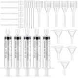 Geiserailie 25 Pcs Perfume Refill Pump Tools Perfume Dispenser Transfer Kit Include Funnels, Dispenser Pumps, Syringes, Droppers