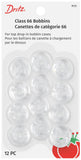 Dritz Class 66 Reusable, 12 Count, Clear Plastic Bobbins