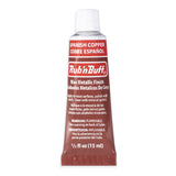 AMACO Rub n Buff Wax Metallic Finish Rub n Buff Spanish Copper 15ml Tube Versatile Gilding Wax for Finishing Furniture Antiq