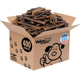ValueBull USA Collagen Sticks for Dogs, 6 Inch Medium Chews, Natural Long-Lasting Dog Treats, 400 Count Wholesale Pack - Promote