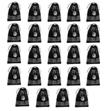 Kanushi Industrie Shoe Pouch/Cover/Bag/Organiser Set Of 24 Black Color