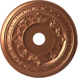 Ekena Millwork CMP22BABCO Baltimore Thermoformed PVC Ceiling Medallion (Fits Canopies up to 7 3/4), 22OD x 3 1/2ID x 1P, Bright