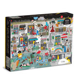 Galison City of Gratitude Puzzle, 1000 Pieces, 27x 20- Difficult Jigsaw Puzzle Featuring Stunning and Colorful Artwork o