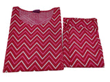Gosriki Women'S Cotton Blend Printed Straight Kurta With Palazzo (Pimpli 01 Pink_4Xl-Go_Pink_Xxxx-Large),Pink,4,B0B63H6S9R