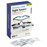Bausch & Lomb Sight SaversLens Cleaning Wipes, Pre-Moistened Tissues, Anti-Fog, Anti-Static, Anti-Streaking, Cleans Glass and Pl