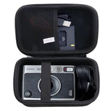 WAIYUCN Hard EVA Carrying Case for Fujifilm Instax Mini EVO Instant Camera Case (black)