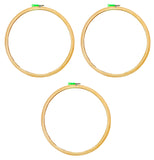 Vahvaa Wooden Embroidery Ring Frame Hoop Size 10 Inches 3 Pcs Combo