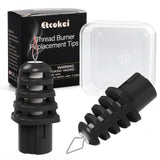 Etcokei Thread Burner Zap Replacement Tip, for T-004U and T-005U, 2 Pieces per Pack, for Beading Jewelry Making DIY Melting Knot