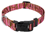 Country Brook Petz - Deluxe Pink Waterfowl Camo Dog Collar - Made in The U.S.A., Camouflage Collection Featuring Rugged Designs
