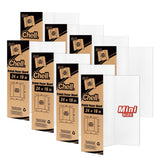 Chell Mini Size Trifold Poster Board, 16 x 24, Small Corrugated Project Boards, White, 8 Pack