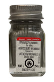 Testors 1180TT .25 oz Flat Bottle, 0.25 Fl Oz (Pack of 1), TSTRS 18PK .25OZ FLT Steel Enamel, 2