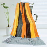 Blancho Bedding ONITIVA-BLK-070 Onitiva - New Hope Soft Coral Fleece Patchwork Throw Blanket