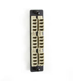 HighDensity Multimode Fiber Adapter Panel Ceramic Sleeve, (12) Lc Duplex, Bei