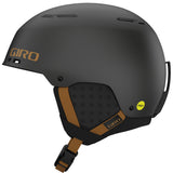 Giro Emerge Spherical Ski Helmet - Snowboard Helmet for Men, Women & Youth - Metallic Coal/Tan - S (52-55.5cm)