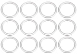 M12x16x0.5mm Stainless Steel Thin Flat Washers, Ultra Thin Metal Shim Washers Spacers for Screw Bolt, Electronic Repair, Automot