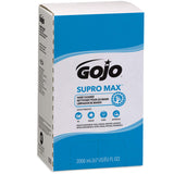 GOJO Industries 727204 2000 mL Refill SUPRO MAX Lotion Hand Cleaner, English, 15.34 fl. oz, Plastic, 8.8 x 3.6 x 5.1