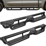 BINARY STAR Wheel to Wheel Running Boards Compatible with 2007-2018 Chevy Silverado/GMC Sierra 1500 Crew Cab, 07-19 Silverado/Si