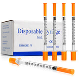 1ml 29 Gauge 1cc 29G 1/2 Inch 13mm Disposable Lab Dispensing Measuring or Refilling for Glue, Liquids, Ink, Oil, Pack of 100