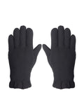 Fabseasons Warm Winter Gloves For Girls & Women, With Faux Fur Inside For Cold Weather, Touchscreen Enabled