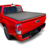 MaxMate Soft Quad-fold Truck Bed Tonneau Cover Compatible with 2005-2015 Toyota Tacoma | 6' (74) Bed | TCT484031