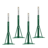 Factory Direct Partners Replacement Standard Swivel Glide Table Legs for FDP Activity Tables, Adjustable Height 19-30 inches, In