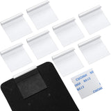 150 Pieces Earring Card Adapter Self-Adhesive Lip Adapter Plastic Lip Hanger for Earring Necklace Card Display (1 x 1 inch)