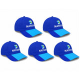 Pragati Textile MenS Cap For Nayara Energy Petrol Pump, Lightweight & Comfortable, Blue (Pack Of 5)