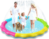 Jasonwell Splash Pad Sprinkler for Kids Splash Play Mat Outdoor Water Toys Inflatable Splash Pad Baby Toddler Pool Boys Girls Ch