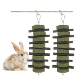 Generic Rabbit Bunny Treat Hamster Chew Toys Grass Cakes Heart Shaped Chew Toys Pets Treats for Bunny Rabbits Hamster Chinchilla